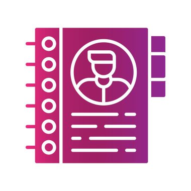 Phone Book Creative Icons Desig