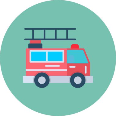 Fire Truck Creative Icons Desig