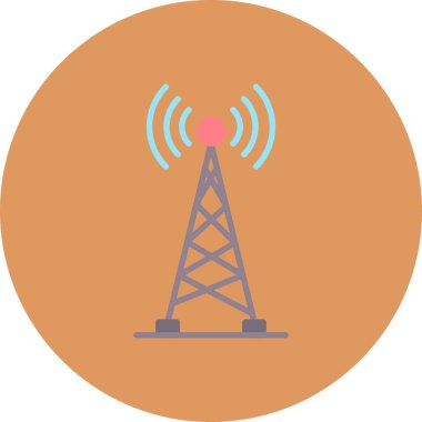 Radio Tower Creative Icons Desig