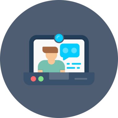 Live Chat Creative Icons Desig