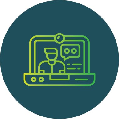 Live Chat Creative Icons Desig