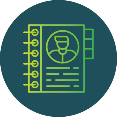 Phone Book Creative Icons Desig