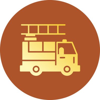 Fire Truck Creative Icons Desig