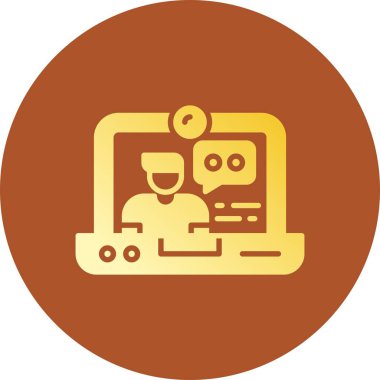 Live Chat Creative Icons Desig