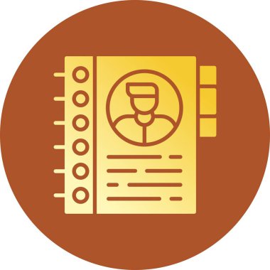 Phone Book Creative Icons Desig