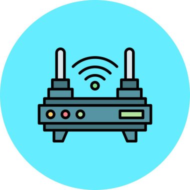 Router Creative Icons Desig