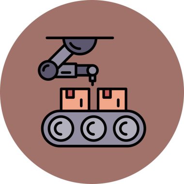 Conveyor Belt Creative Icons Desig