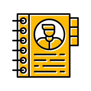 Phone Book Creative Icons Desig