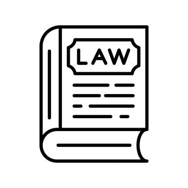 Law Book Creative Icons Desig