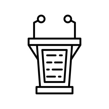 Lectern Creative Icons Desig