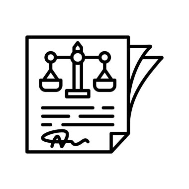 Law Creative Icons Desig