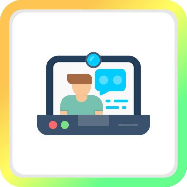 Live Chat Creative Icons Desig