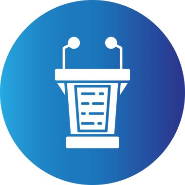 Lectern Creative Icons Desig