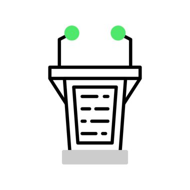 Lectern Creative Icons Desig