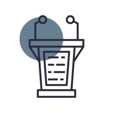 Lectern Creative Icons Desig