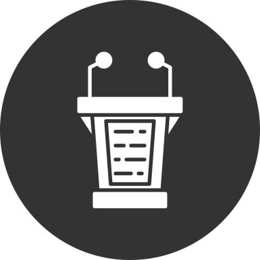 Lectern Creative Icons Desig