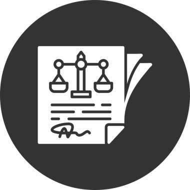 Law Creative Icons Desig