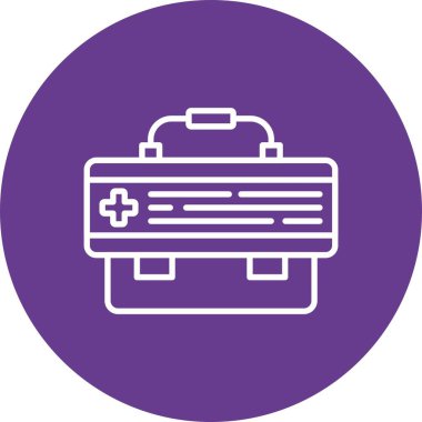 İlk Yardım Kiti Yaratıcı Simgeler Tasarımı