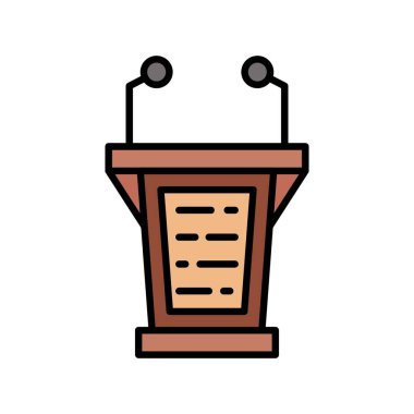 Lectern Creative Icons Desig