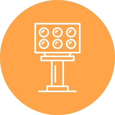 Stadium Light Creative Icons Desig