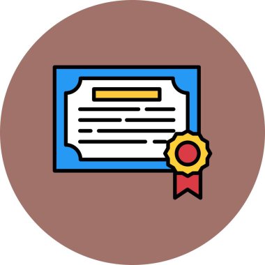 Certificate Creative Icons Desig