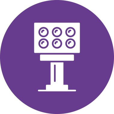 Stadium Light Creative Icons Desig