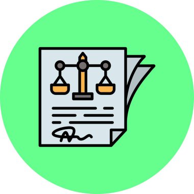 Law Creative Icons Desig