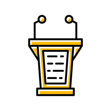 Lectern Creative Icons Desig