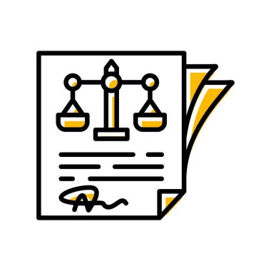 Law Creative Icons Desig