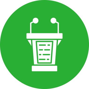 Lectern Creative Icons Desig