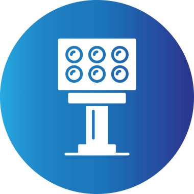 Stadium Light Creative Icons Desig