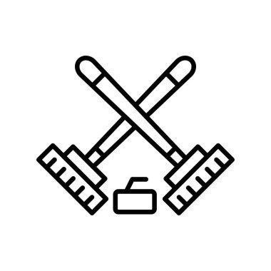 Curling Creative Icons Desig