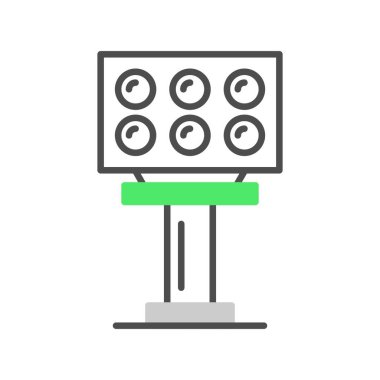 Stadium Light Creative Icons Desig