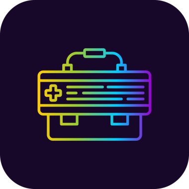 İlk Yardım Kiti Yaratıcı Simgeler Tasarımı