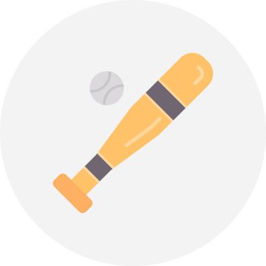 Baseball Bat Creative Icons Desig