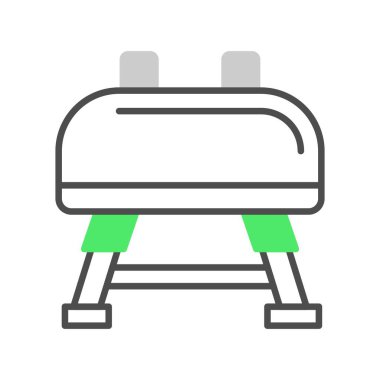 Vaulting Horse Creative Icons Desig