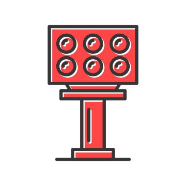 Stadium Light Creative Icons Desig