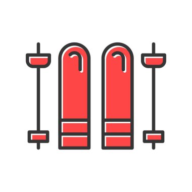 Skis Creative Icons Desig