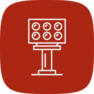 Stadium Light Creative Icons Desig