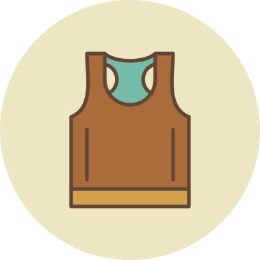 Tank Top Creative Icons Desig