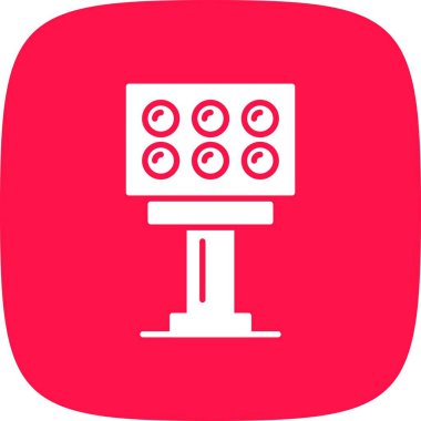 Stadium Light Creative Icons Desig