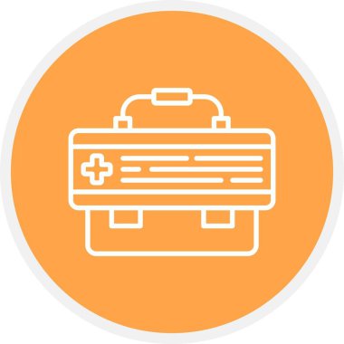 İlk Yardım Kiti Yaratıcı Simgeler Tasarımı