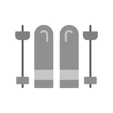 Skis Creative Icons Desig