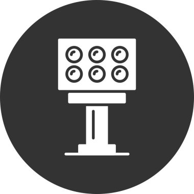 Stadium Light Creative Icons Desig