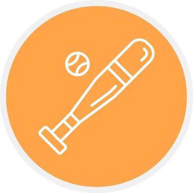 Baseball Bat Creative Icons Desig