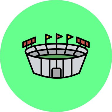 Stadium Creative Icons Desig