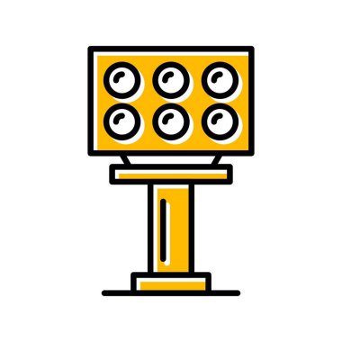 Stadium Light Creative Icons Desig