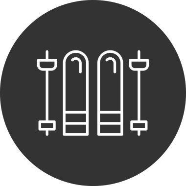 Skis Creative Icons Desig