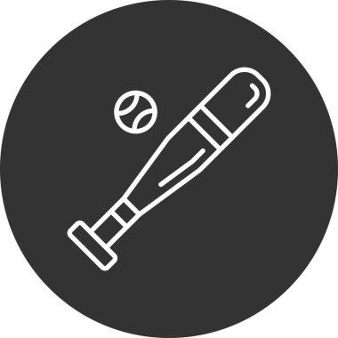 Baseball Bat Creative Icons Desig