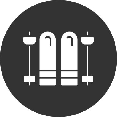 Skis Creative Icons Desig